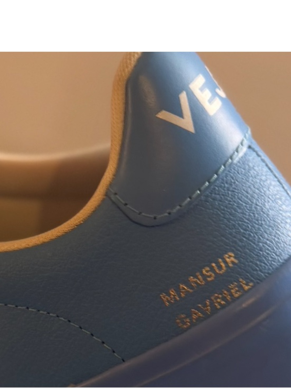 Veja x Mansur Gavriel Campo Low-Top Unisex Sneaker, Limited Edition, Blue, NEW - Picture 8 of 16